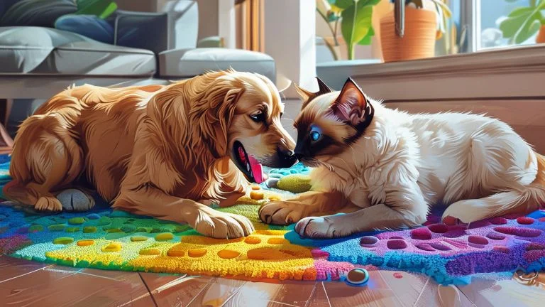 Tapetes Sensoriais: Calma para Pets Agitados