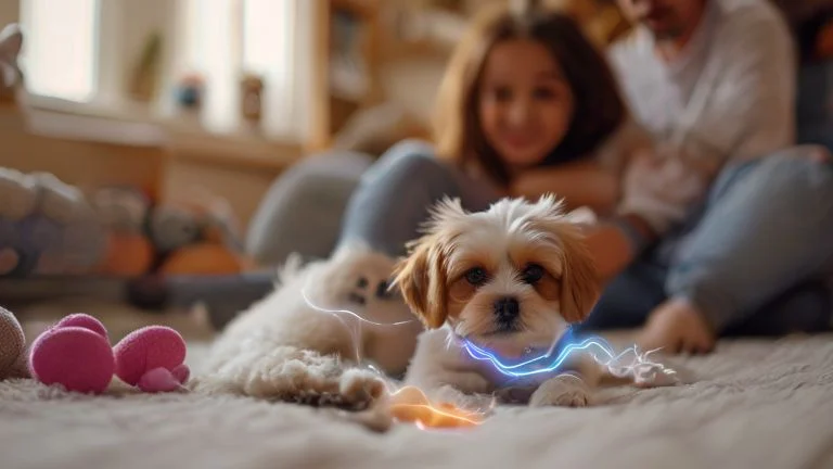 Coleiras Vibratórias Suaves para Pets Sensíveis