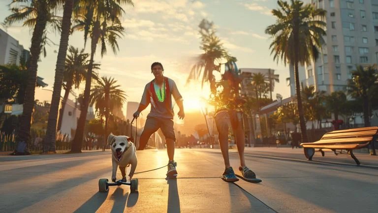 Skate com Cachorro: Benefícios na Cidade