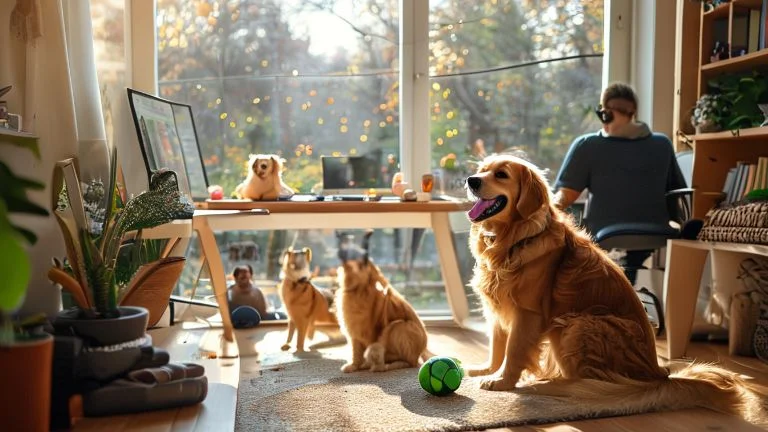 Rotina de Socialização para Pets no Home Office