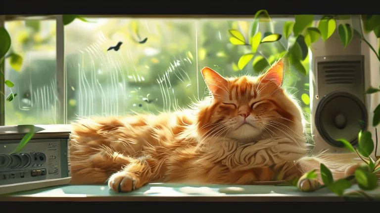 Podcasts de Sons da Natureza para Relaxar Gatos