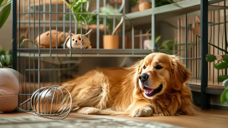Cães e Hamsters: Harmonia sem Estresse em Casa