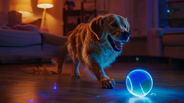 Luzes Interativas: Enriqueça a Visão do Seu Cão