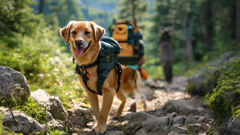Mochilas Ergonômicas: Trilhas com Cachorro sem Dor